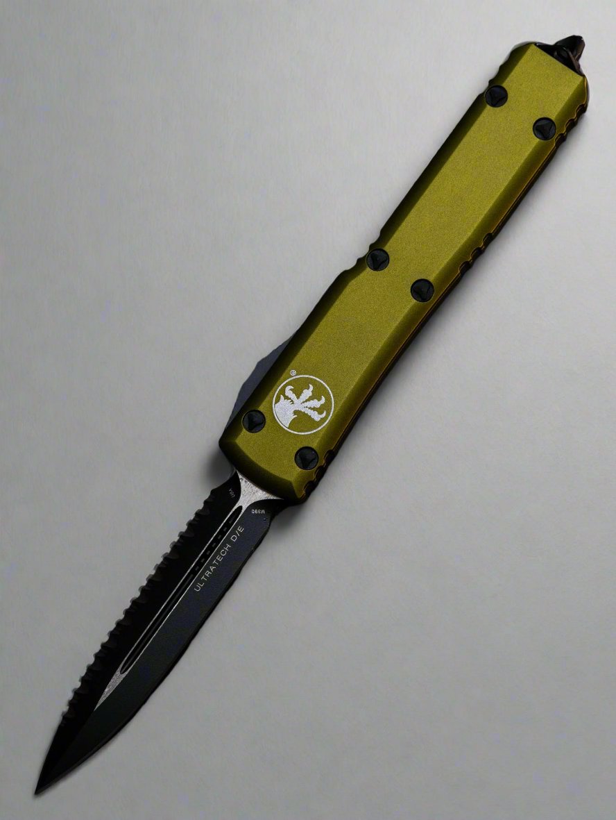 MICROTECH ULTRATECH DOUBLE EDGE FULL SERRATED OD GREEN 122-3 OD