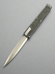 Heretic Knives Cleric II 2 Stonewash Double Edge Magnacut w/ Grip Tape Inlays H020-2A