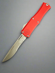 Microtech Knives Hera II Mini Apocalyptic Partial Serrated Recurve M390MK w/ Red Handle 1705M-11 APRD