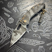 Microtech Stitch Auto - Urban Camo - Full Serrated 169-3 UCS