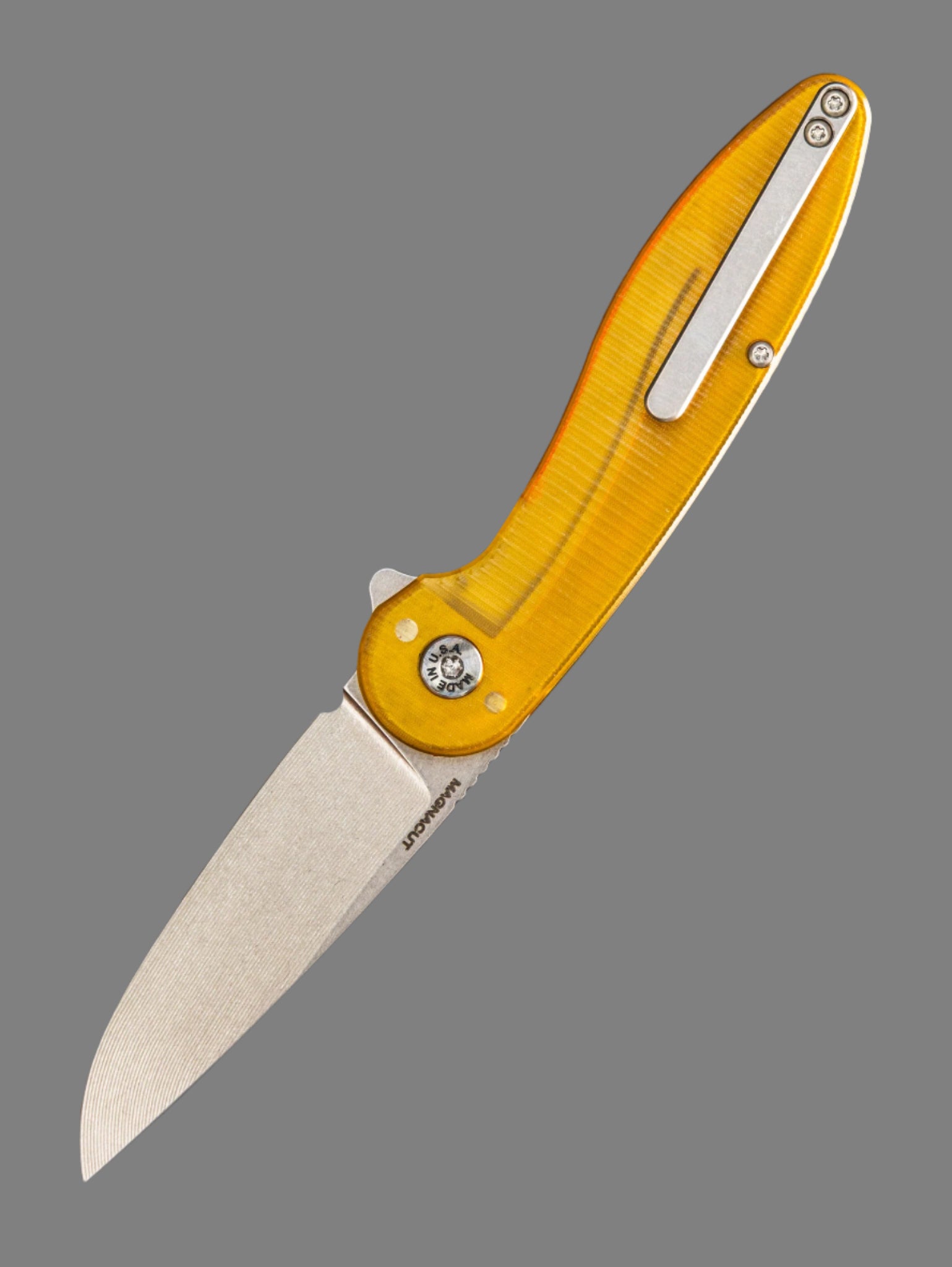 ABW MODEL 1 V6 DROP POINT BLADE ULTEM MAGNACUT