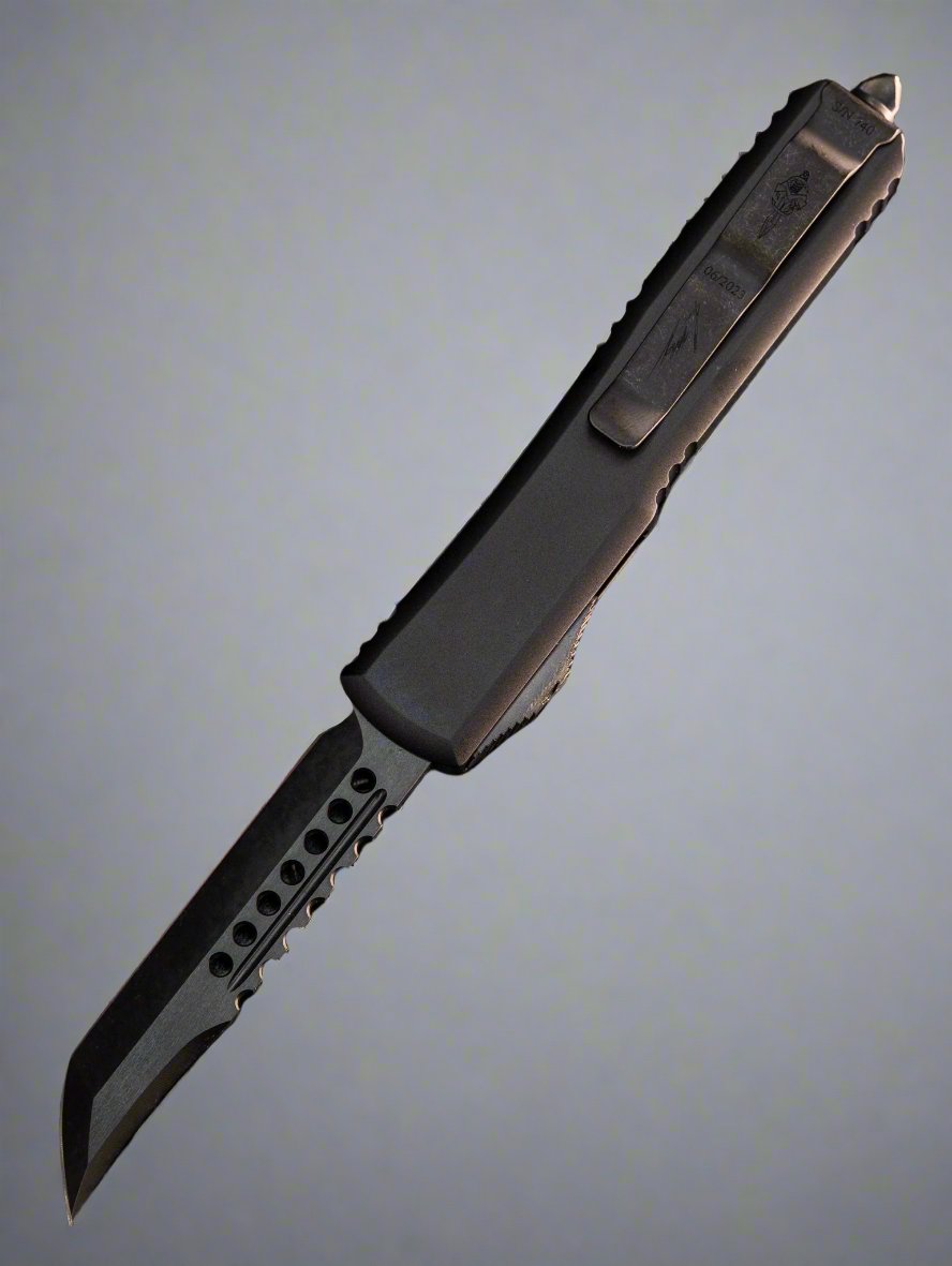 Microtech Ultratech 119-1DLCTSH DLC Hellhound Shadow *