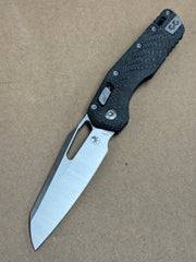 Microtech Knives MSI RAM LOK Fluted Carbon Fiber & Satin M390MK Signature Series 210-4 FLCFS