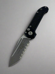 Microtech Knives LUDT Gen III Apocalyptic Full Serrated Tanto w/ Black Handle 1136-12 AP