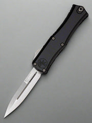 Microtech 1701M-10 Mini Hera Bayonet - Black Handle - Stonewashed Blade