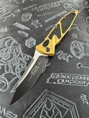 Microtech Socom Elite Auto Black S/E Tan Standard 160A-1T TA