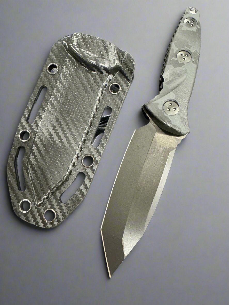 Microtech Socom Alpha Mini Tanto Black DLC & Urban Camo G10 114M-1DLCTUCS