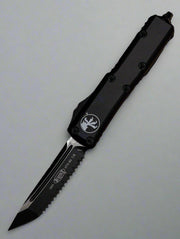 Microtech 233-3T UTX-85 T/E - Black Handle - Black Blade