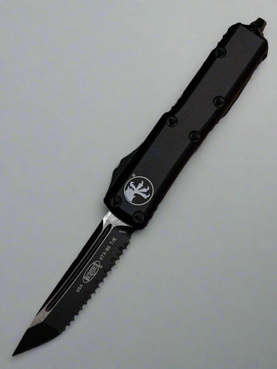 Microtech 233-3T UTX-85 T/E - Black Handle - Black Blade