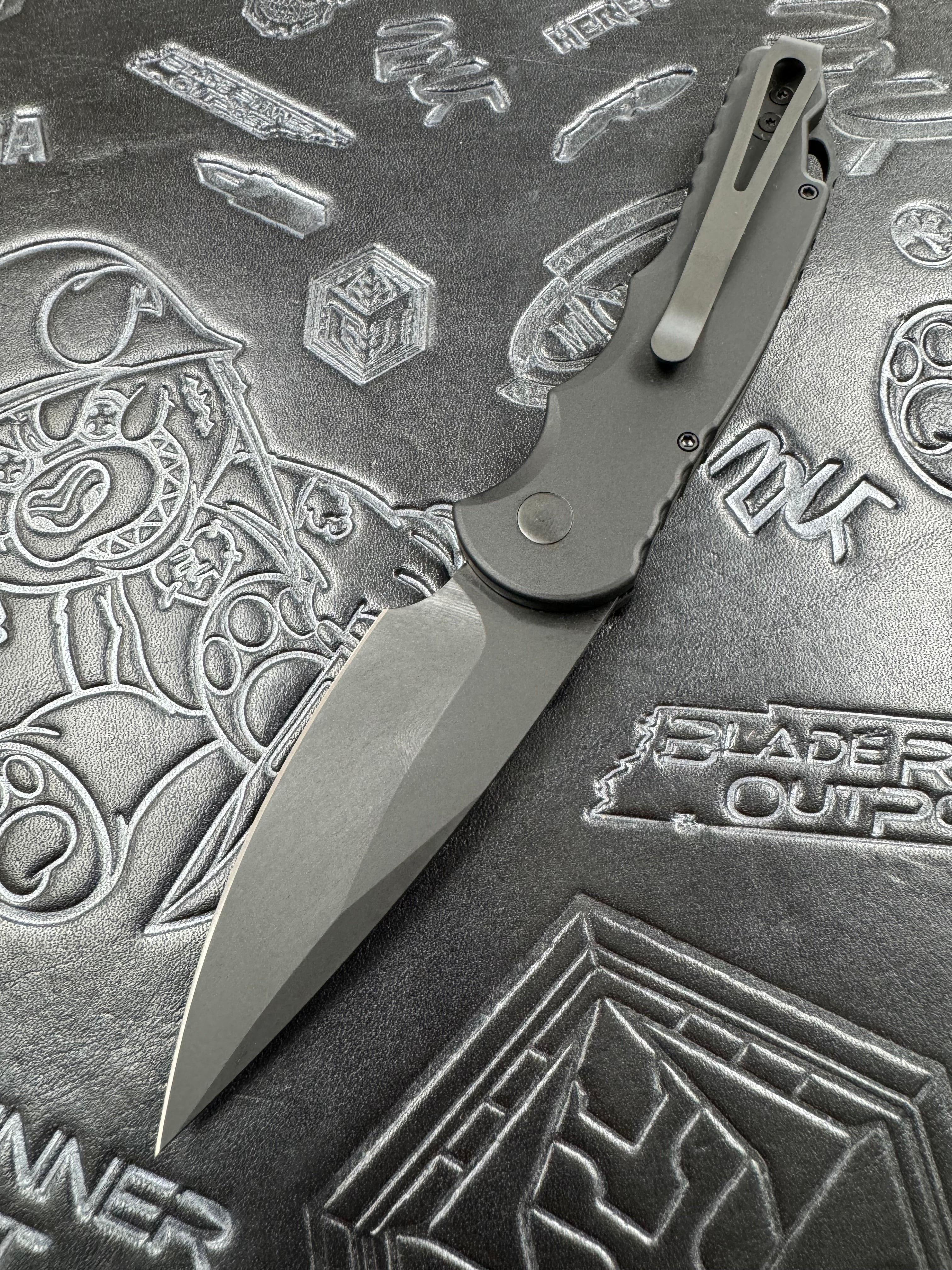 Pro-Tech TR-5 Operator Black Handle w/ DLC S35VN Blade T503-Operator