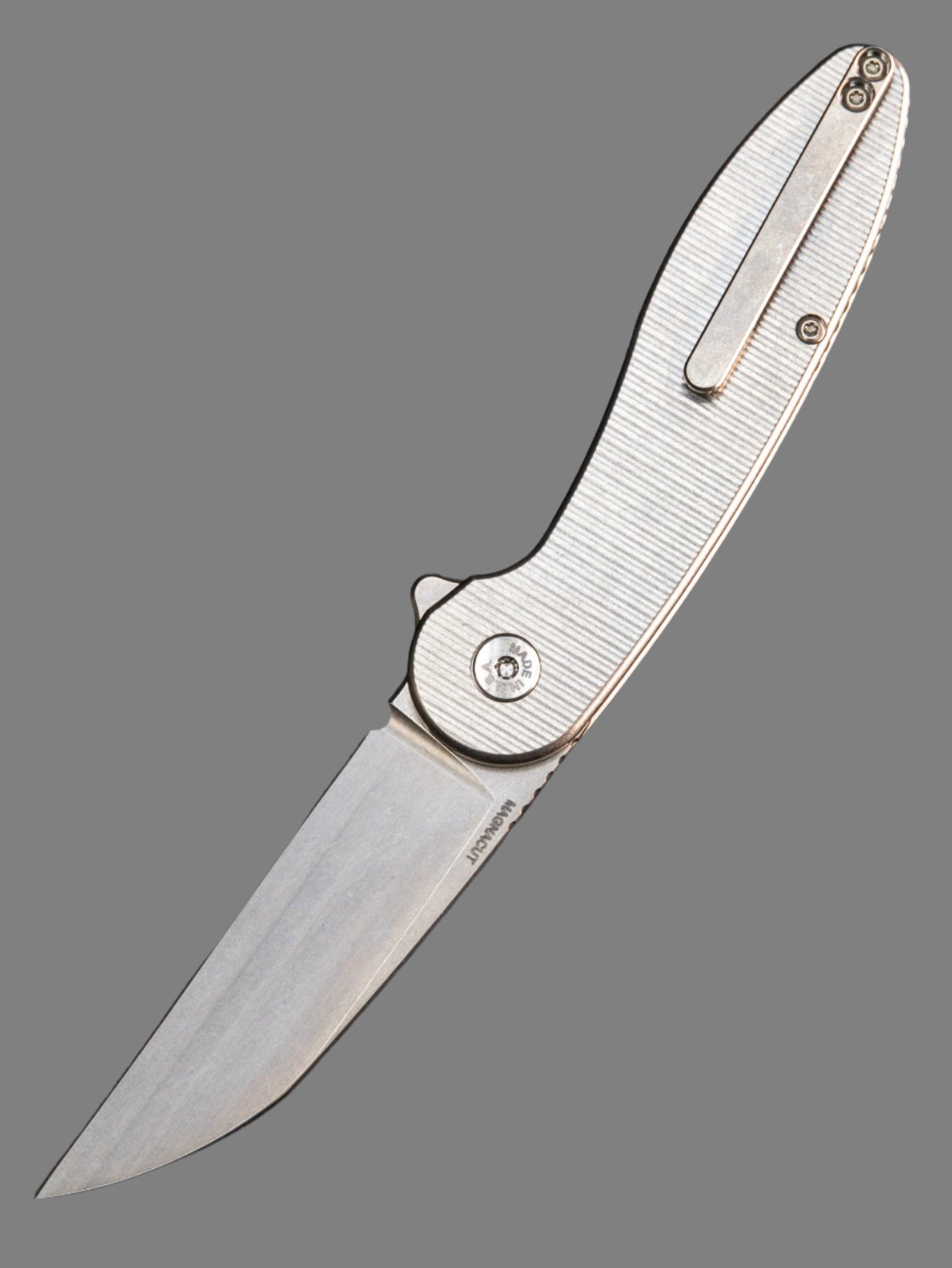 AMERICAN BLADE WORKS MODEL 1 TITANIUM LINER LOCK Magnacut