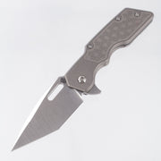 Attn2Detail Mercantile Mk.1 Medium Gen4 Hissatsu Rising Grind - Greywash Titanium w/ Asanoha Faux Inlays - Stonewash Satin Magnacut - A2D