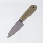 Attn2Detail Mercantile Hummingbird Prototype - OD Green G10 - Chisel Ground 440C