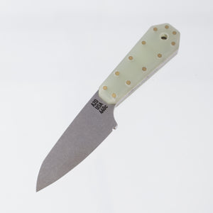 Attn2Detail Mercantile Hummingbird Prototype - Jade G10 - Chisel Ground 440C
