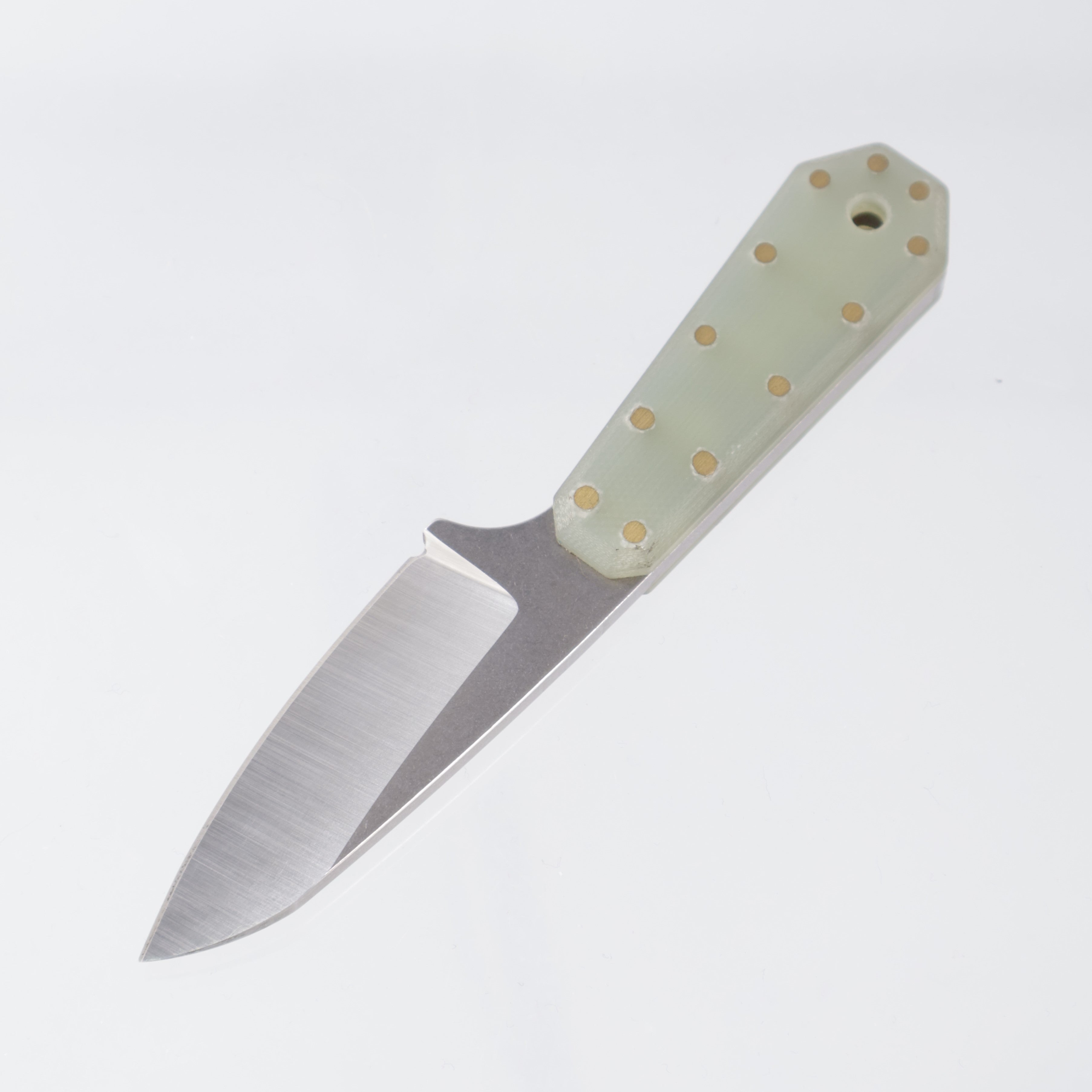 Attn2Detail Mercantile Hummingbird Prototype - Jade G10 - Chisel Ground 440C