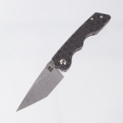 Attn2Detail Mercantile Mk.3 Small - Blackwash Asanoha Texture  - Hissatsu Rising Grind Magnacut