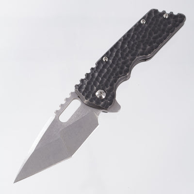Attn2Detail Mercantile Mk.2 Large Gen4 Hissatsu Compound Grind - Blackened Hammered Titanium - Stonewash Satin Magnacut