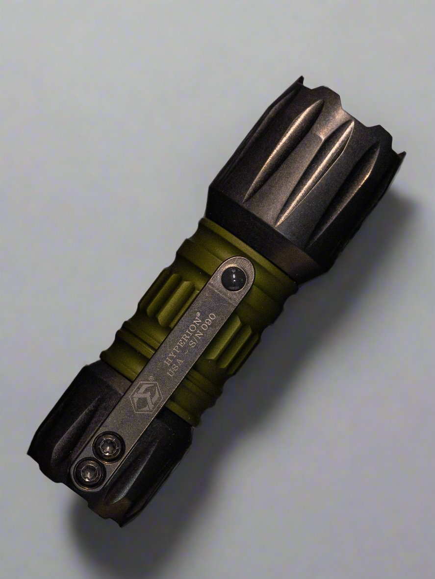 Heretic Hyperion Tactical Flashlight DLC Titanium OD Green Barrel *DISCONTINUED*