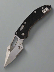 Microtech 169RL-11 FLGTBK Stitch S/E Ram-Lok - Black Fluted G-10 - Stonewashed Blade
