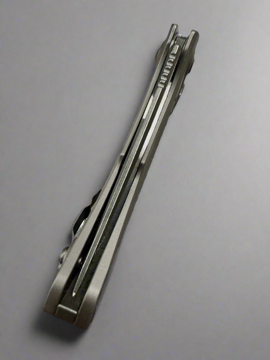 Pre Owned / Used Microtech 268A-3T Brachial S/E - Black Handle - Black Blade