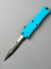 Microtech Knives Mini Hera Turquoise w/ Partial Serrated Bayonet M390MK 1701M-2 TQ