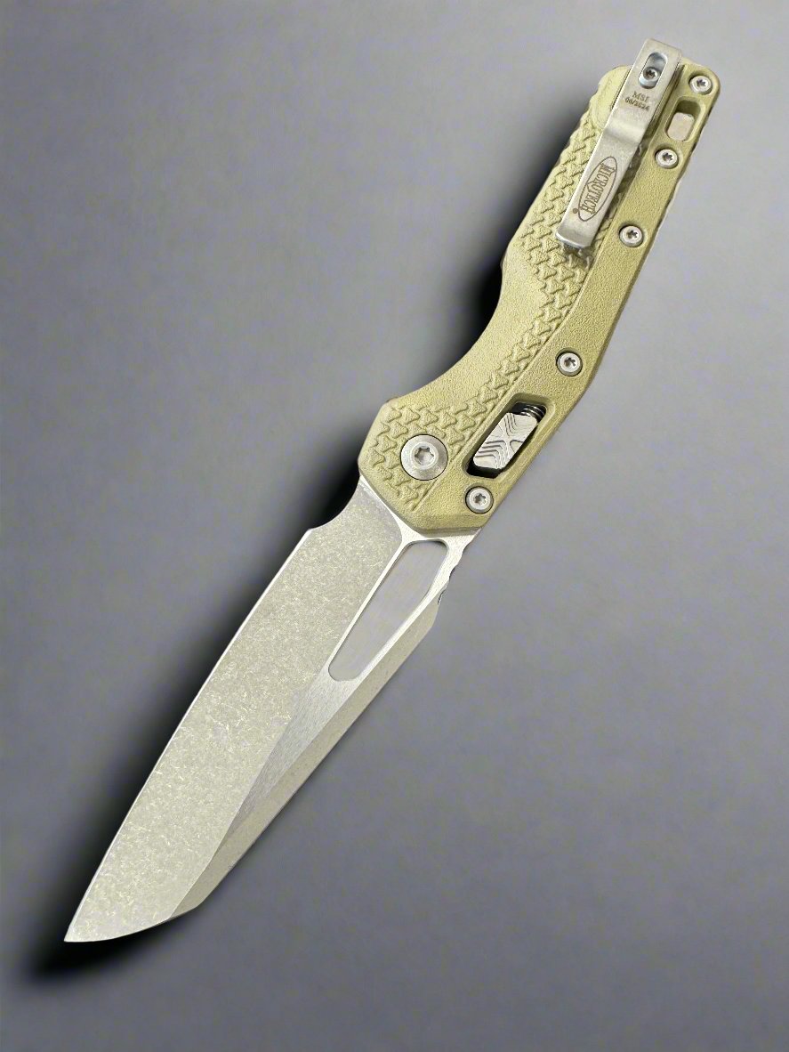 Microtech Knives MSI RAM LOK OD Green Polymer & M390MK Apocalyptic Standard 210T-10 APPMOD
