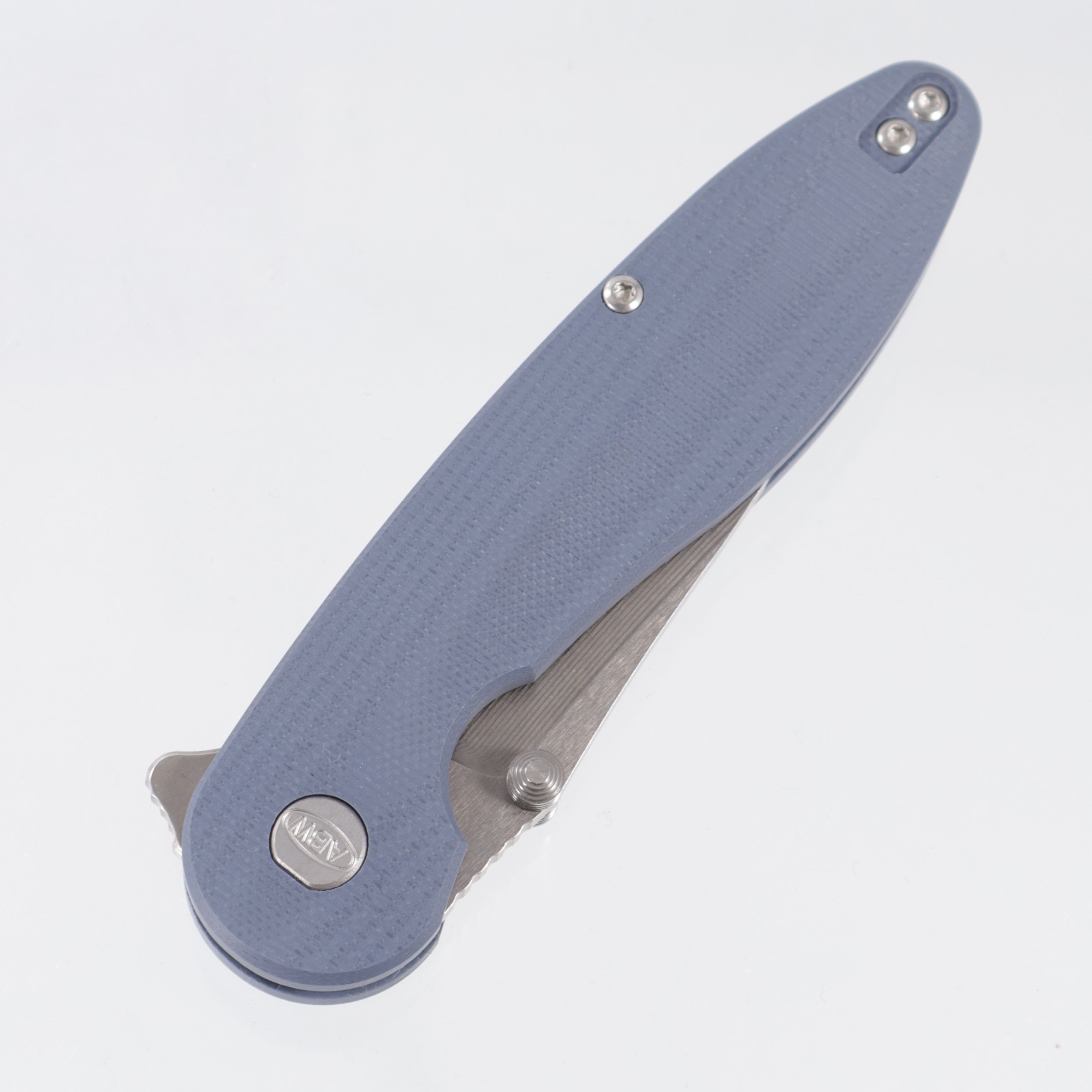 American Blade Works Model 1 V7 Drop Point - Slate G10 - Stonewash Magnacut