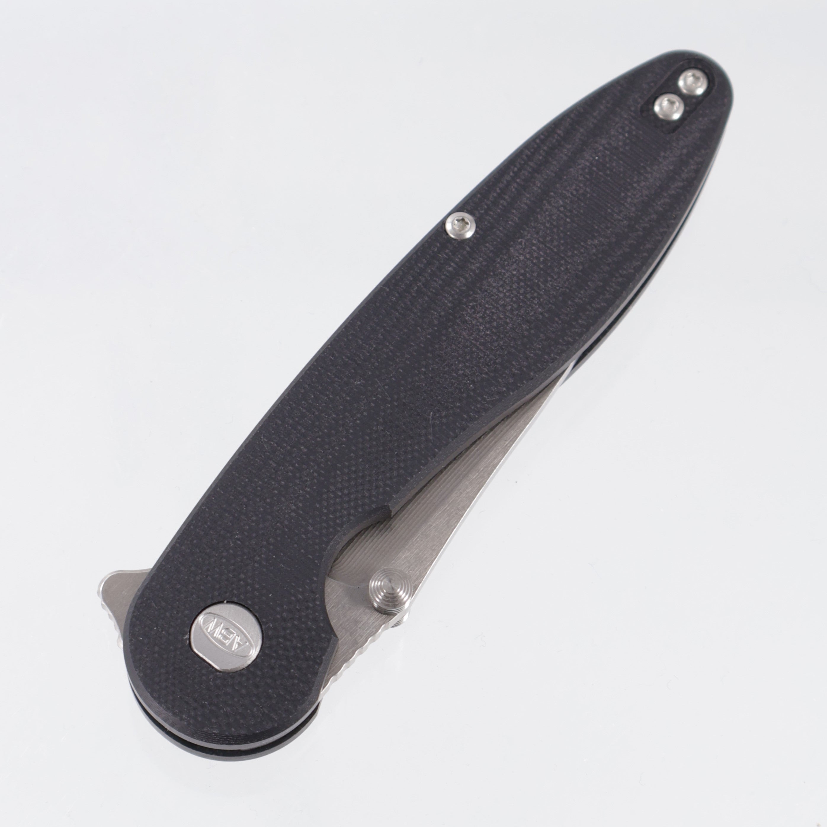American Blade Works Model 1 V7 Drop Point - Black G10 - Stonewash Magnacut