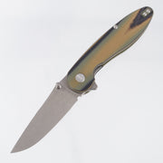 American Blade Works Model 1 V7 Drop Point - Camo G10 - Stonewash Magnacut