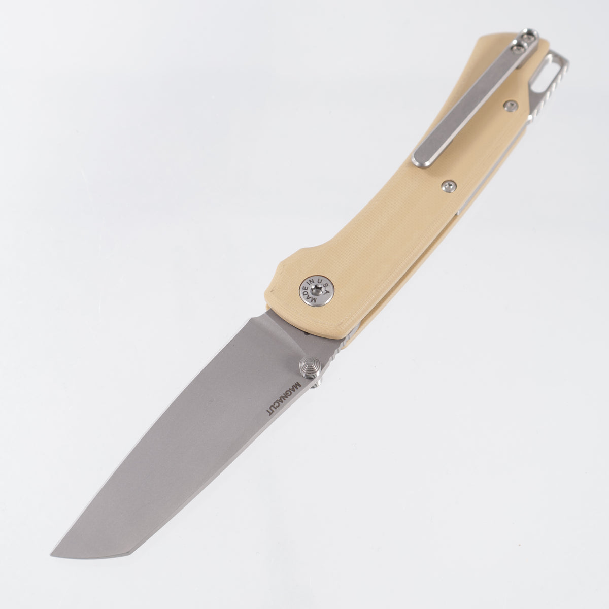American Blade Works Model 3 Manual - FDE G10 - Beadblast Magnacut