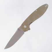 American Bladeworks Model 1 V7 - OD Green Micarta - Stonewash Magnacut Drop Point