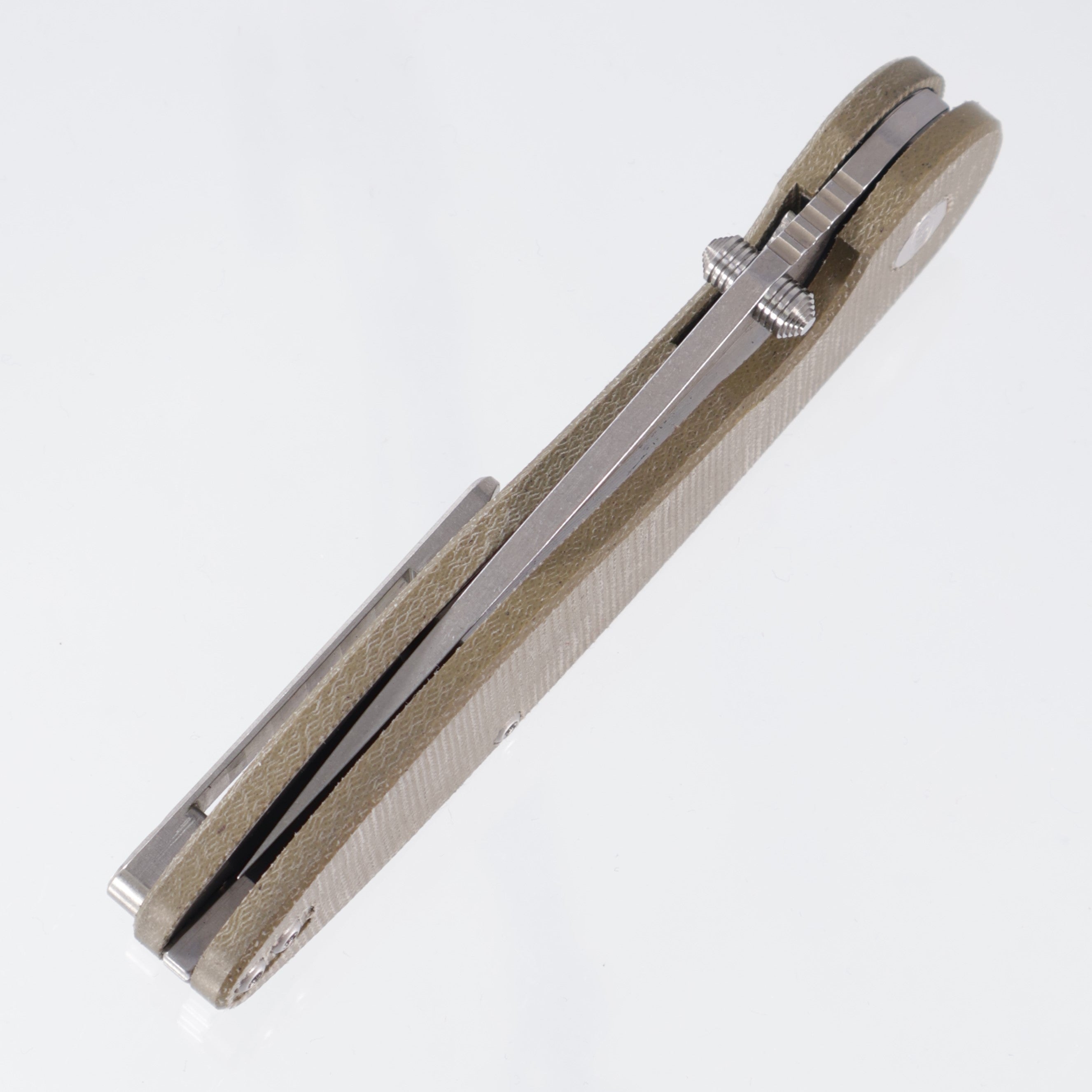 American Bladeworks Model 1 V7 - OD Green Micarta - Stonewash Magnacut Drop Point