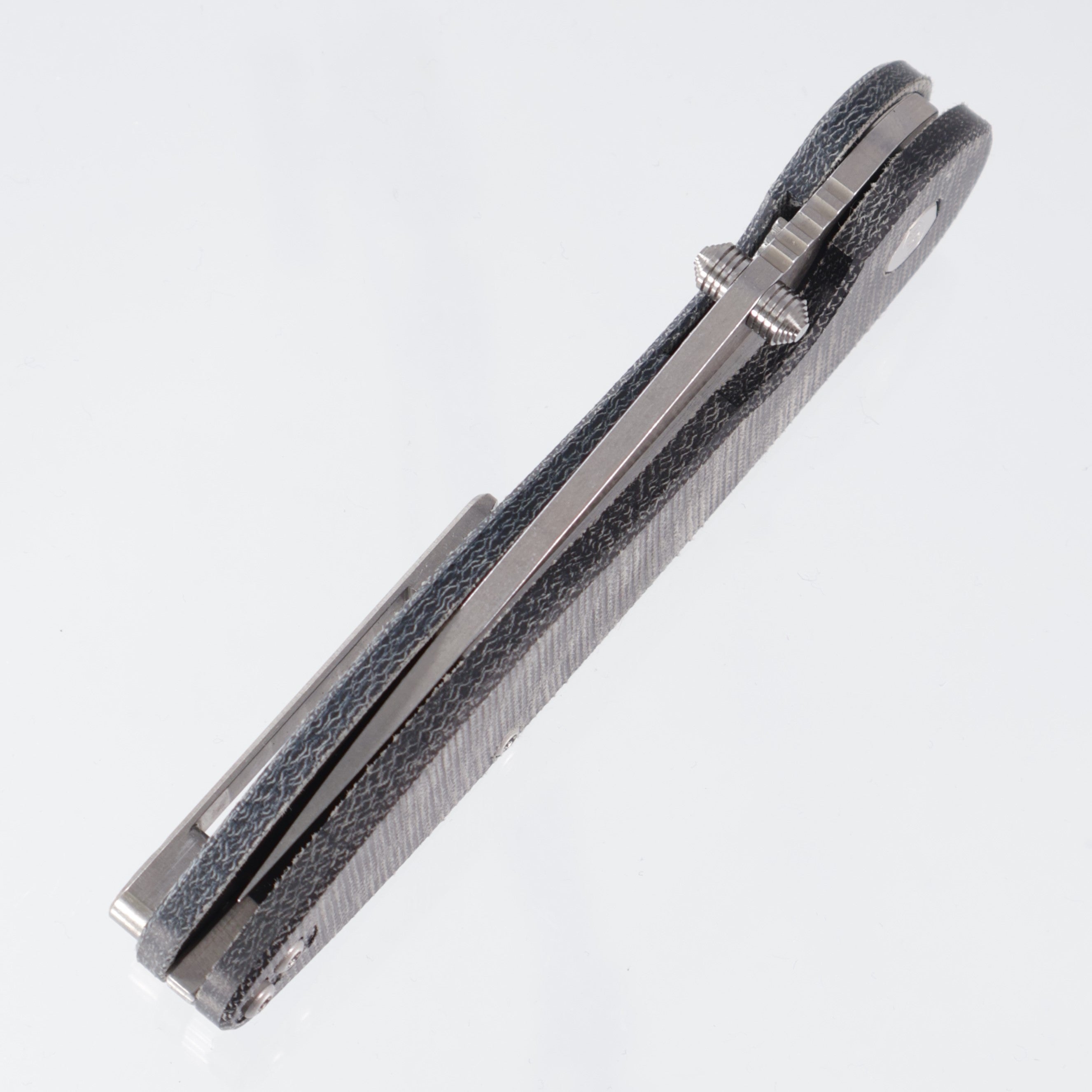 American Bladeworks Model 1 V7 - Black Micarta - Stonewash Magnacut Drop Point