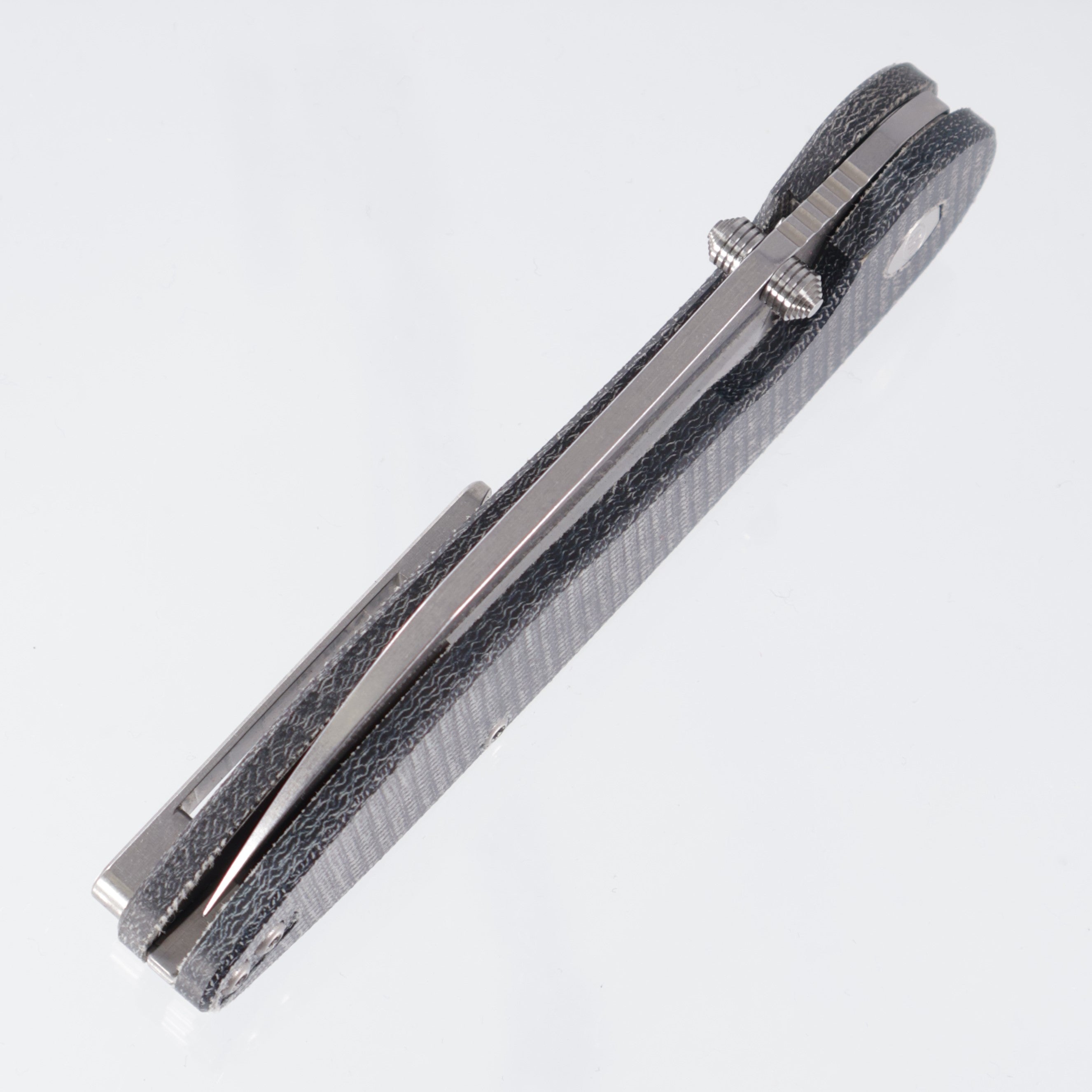 American Bladeworks Model 1 V7 - Black Micarta - Stonewash Magnacut Wharncliffe