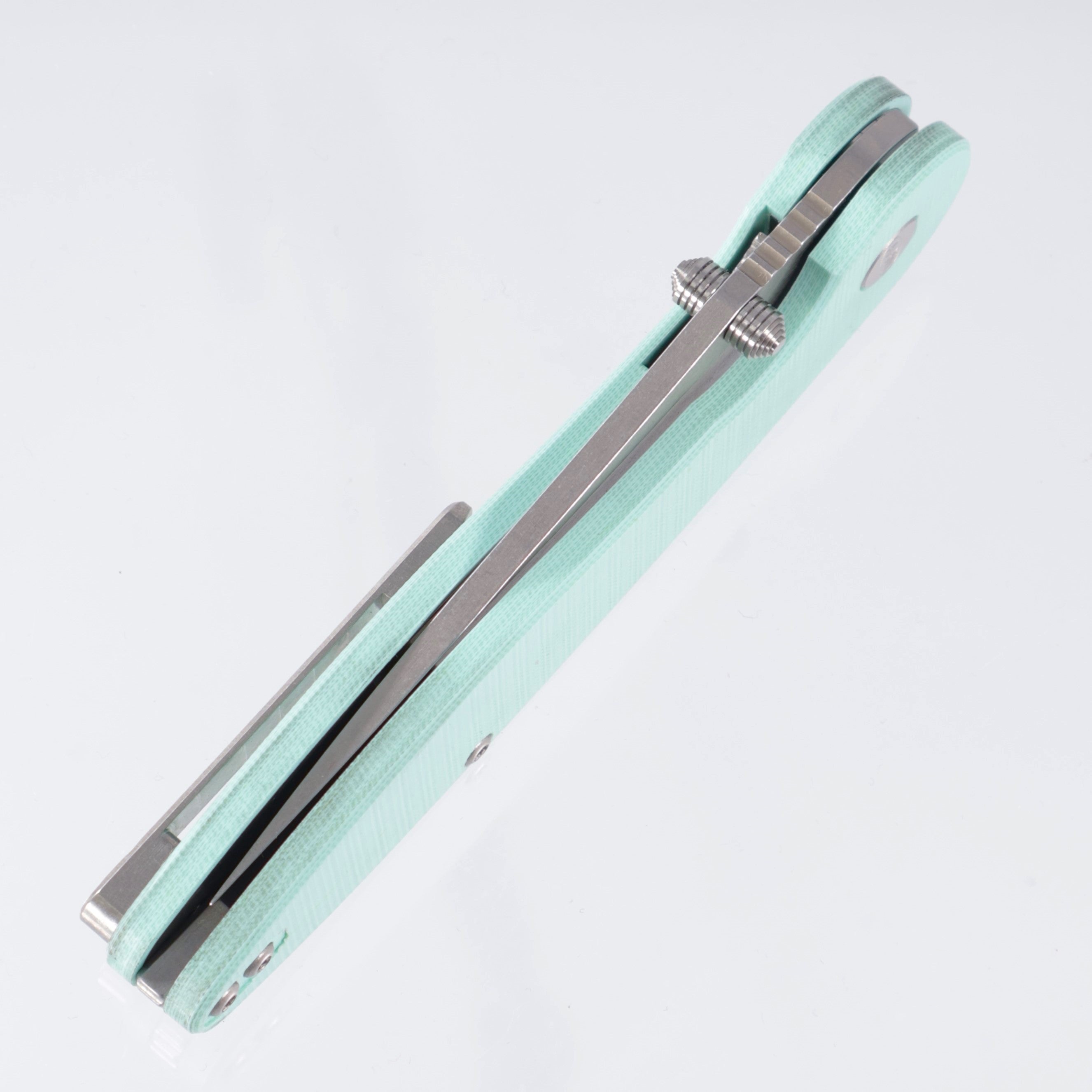 American Bladeworks Model 1 V7 - Tiffany Blue G10 - Stonewash Magnacut Drop Point
