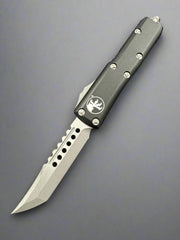 MICROTECH UTX-85 HELLHOUND OTF AUTOMATIC KNIFE BLACK 3.1" APOCALYPTIC STONEWASH 719-10 APS