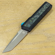 Chaves Dissident - Kelp CF Inlaid BattleBlack Aluminum - Tanto M390 Stonewash - 723587150851