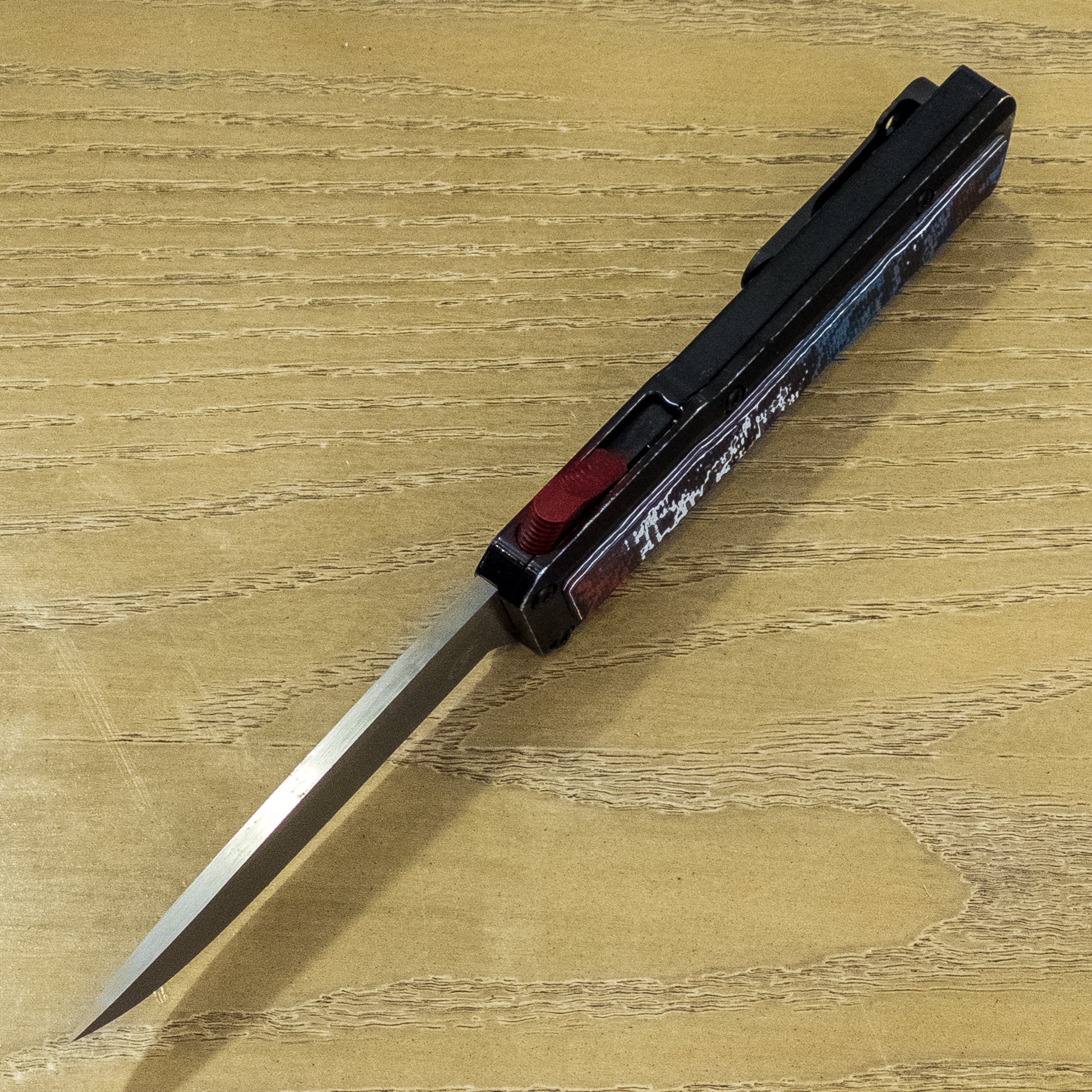 Chaves Dissident - Nebula CF Inlaid BattleBlack Aluminum - Drop Point M390 Stonewash - 723587150820