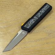 Chaves Dissident - Scrooge McDuck CF Inlaid Black Blasted Aluminum - Tanto M390 Stonewash - 723587150776