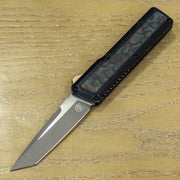 Chaves Dissident - Shipwreck CF Inlaid BattleBlack Aluminum - Tanto M390 Stonewash - 723587150790