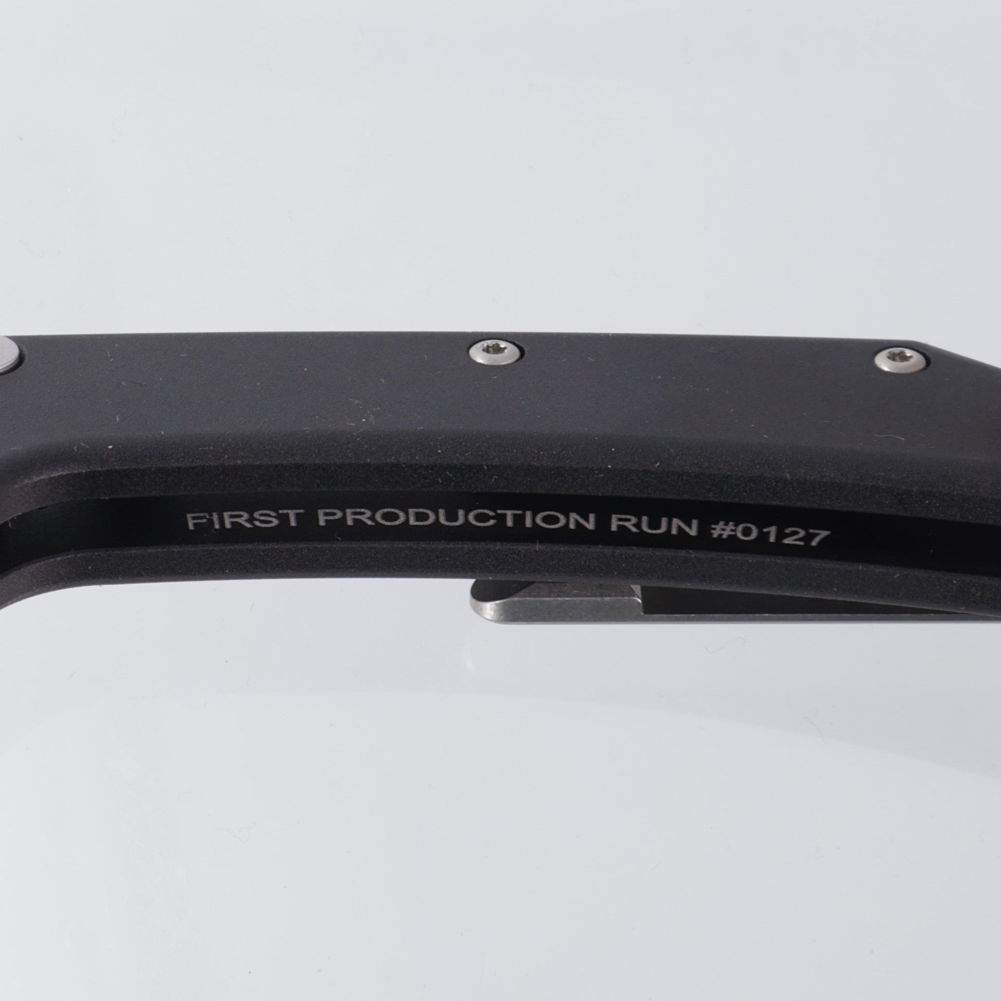 American Bladeworks Model 3 Auto - Black Aluminum - Stonewash Magnacut - First Production Run