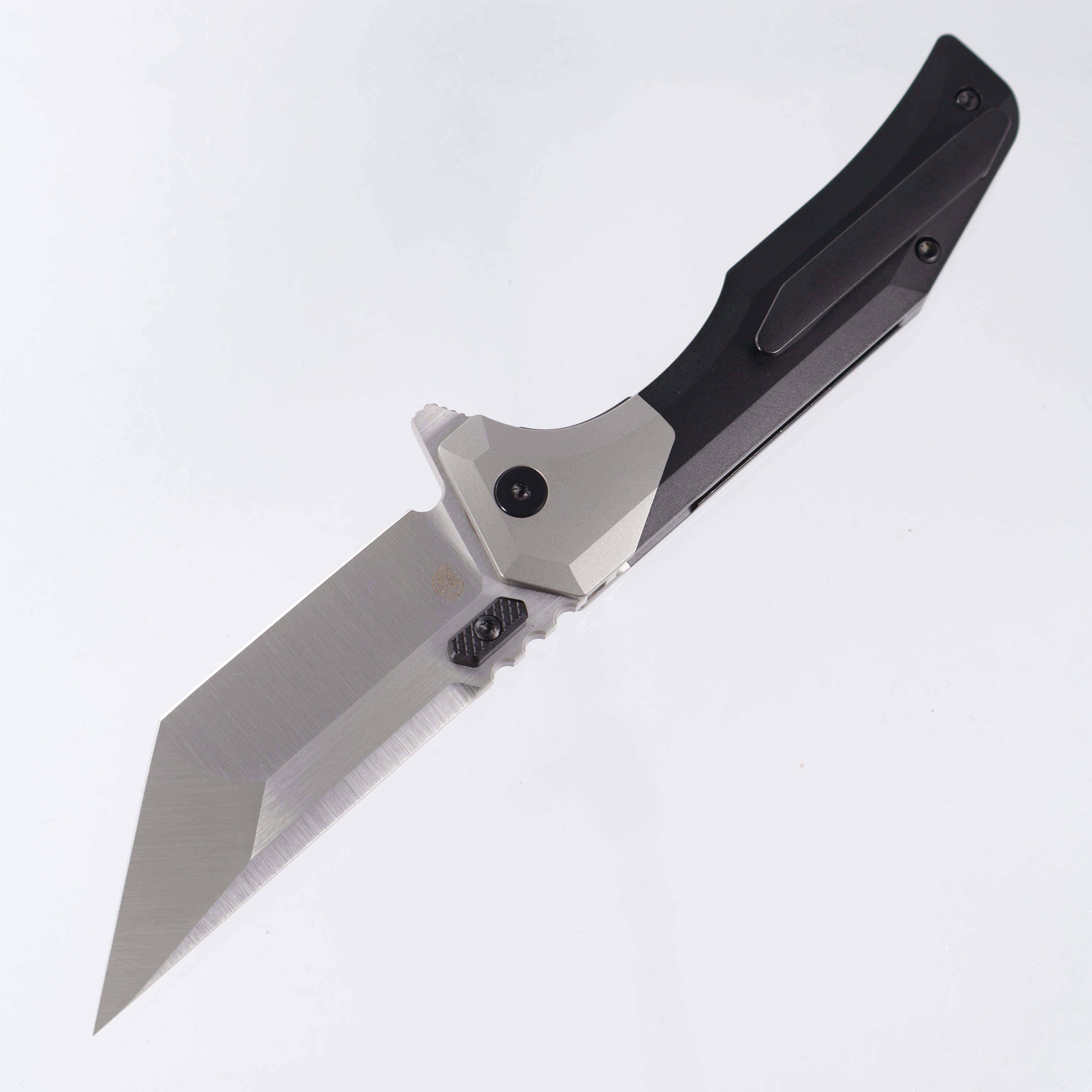 Arcane Design Necronaut V3 - Black PVD Titanium w/ Beadblast Titanium Bolsters - Satin Magnacut