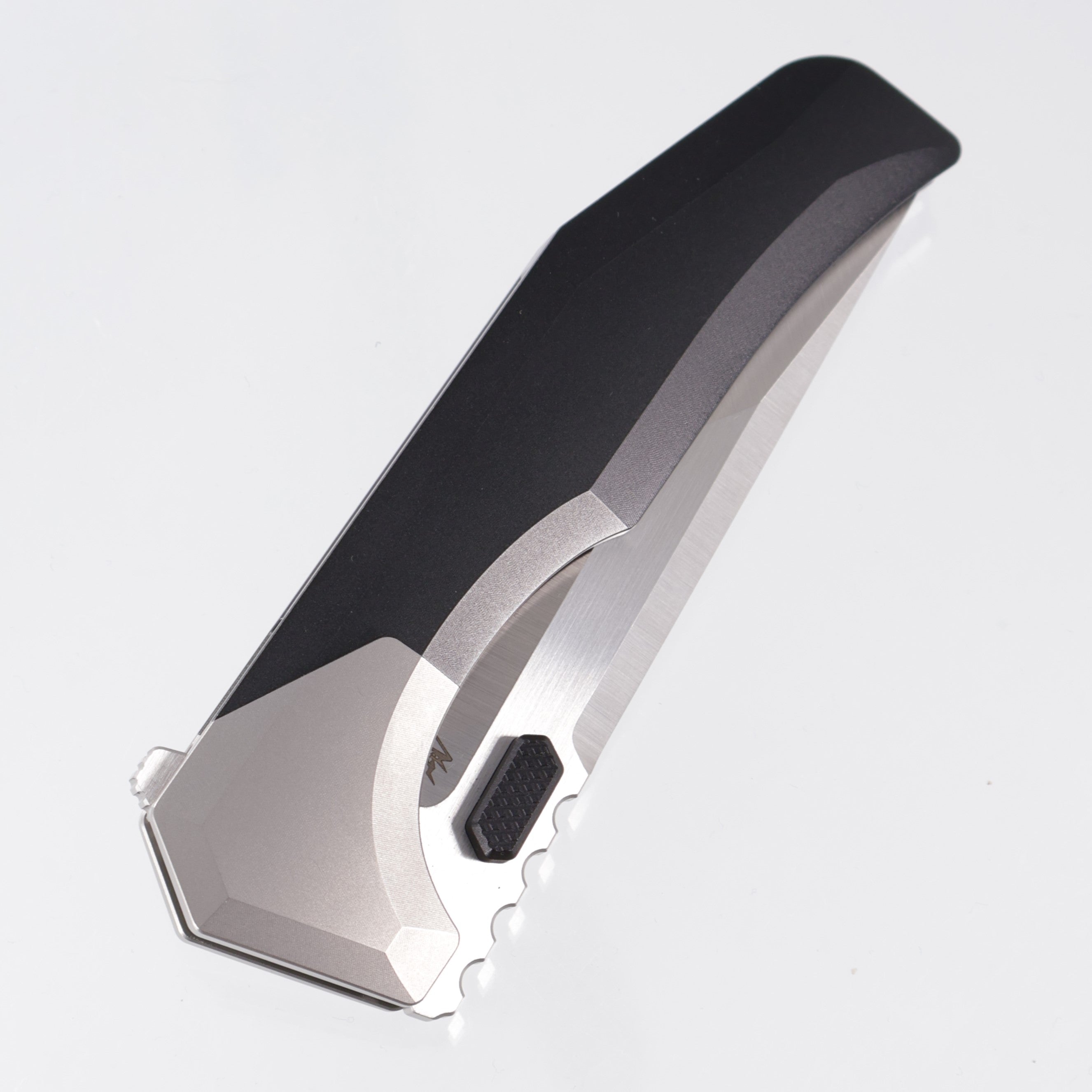 Arcane Design Necronaut V3 - Black PVD Titanium w/ Beadblast Titanium Bolsters - Satin Magnacut