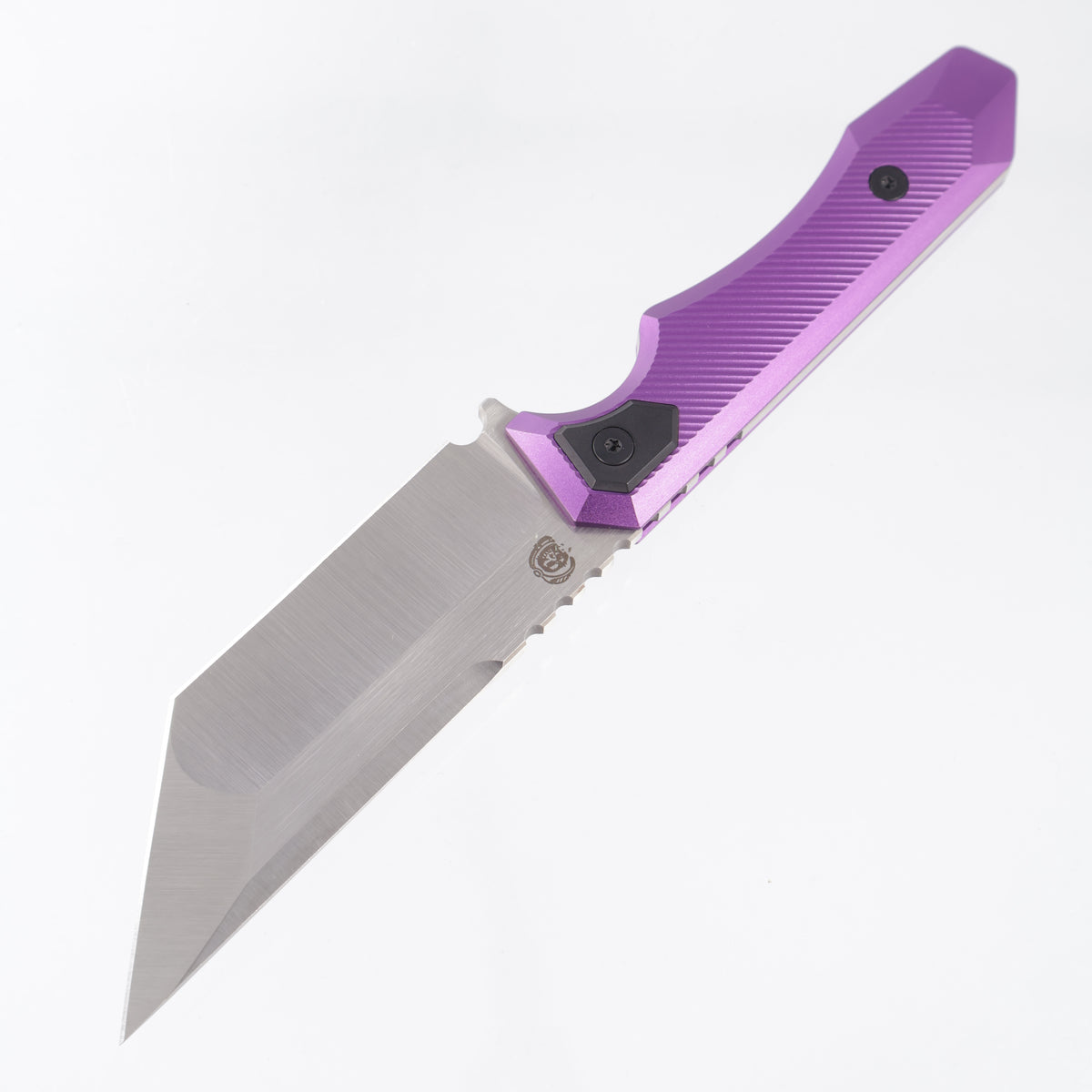 Arcane Design Necronaut Fixed - Purple Aluminum w/ Black Pivot Collars - Satin Magnacut