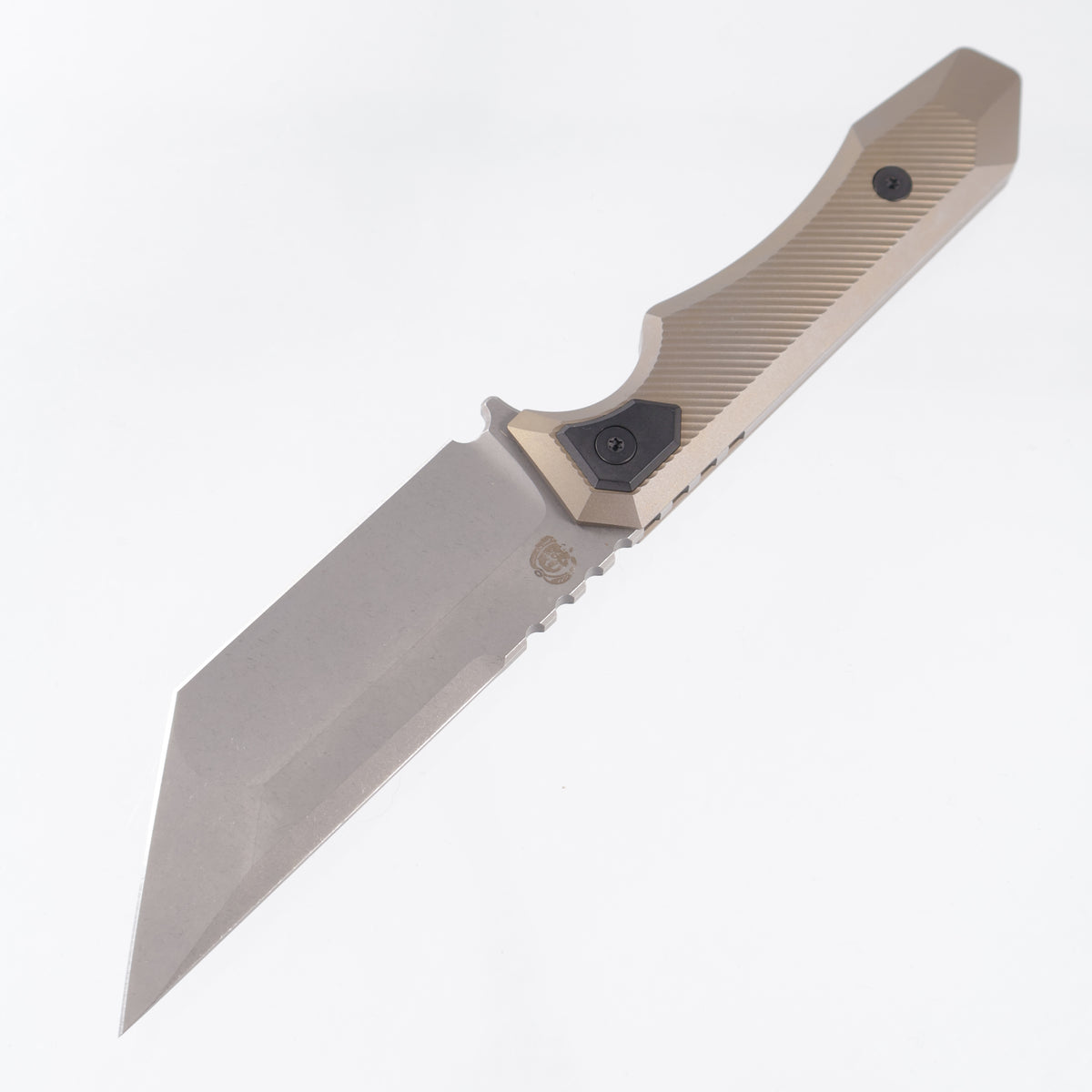 Arcane Design Necronaut Fixed - Bronze Titanium w/ Black Pivot Collars - Stonewash 3V