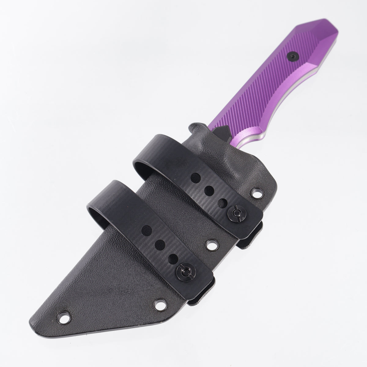 Arcane Design Necronaut Fixed - Purple Aluminum w/ Black Pivot Collars - Satin Magnacut