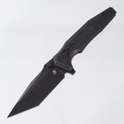 Arcane Design THE CREATURE - Tanto PVD 20CV - PVD Titanium w/ Ti PVD Collar - ALL BLACK