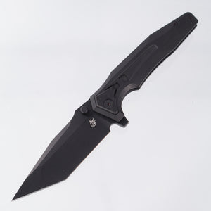 Arcane Design THE CREATURE - Tanto PVD 20CV - PVD Titanium w/ Ti PVD Collar - ALL BLACK