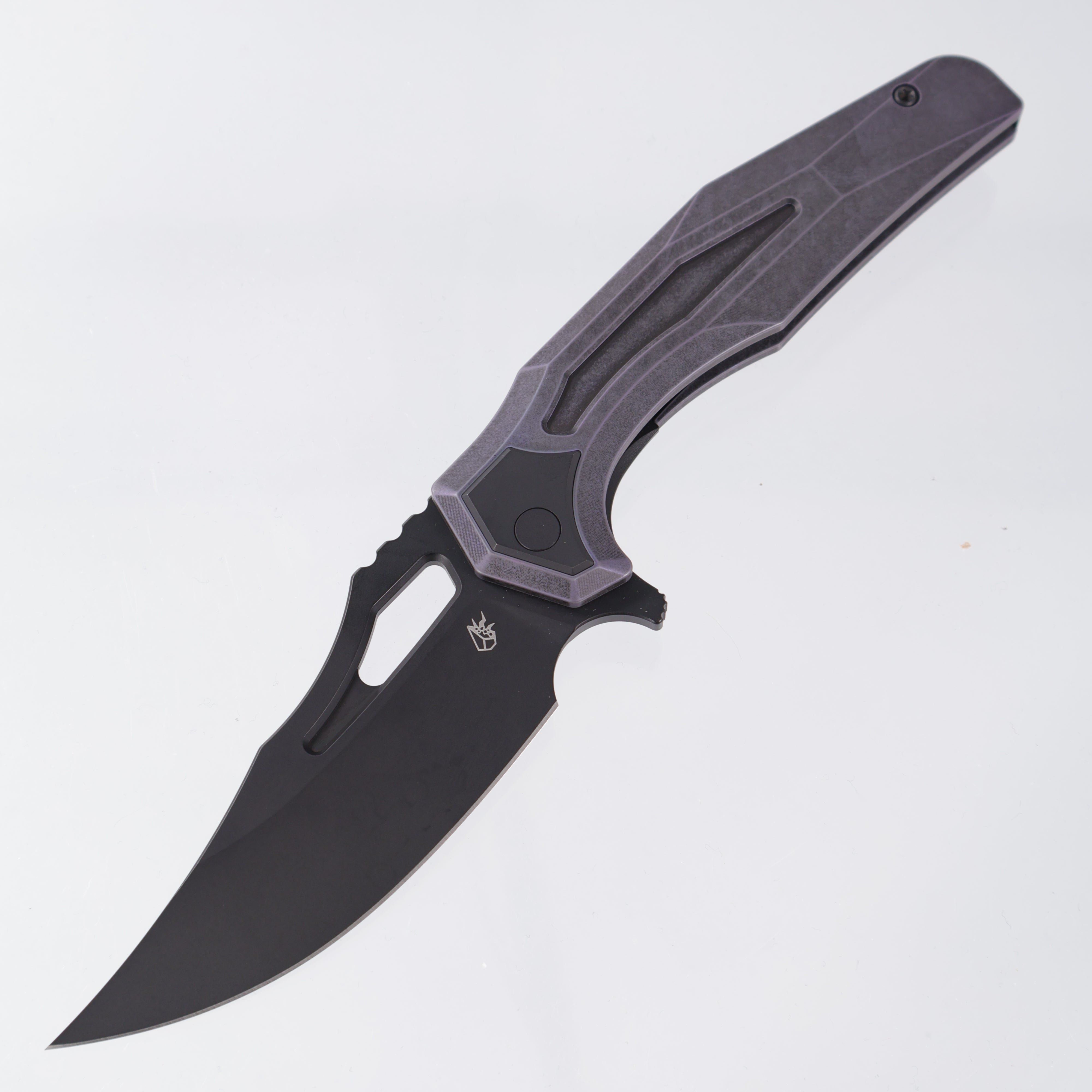Arcane Design The CRYPT - PVD M390 - Ancient Purple Ti w/ PVD Collar