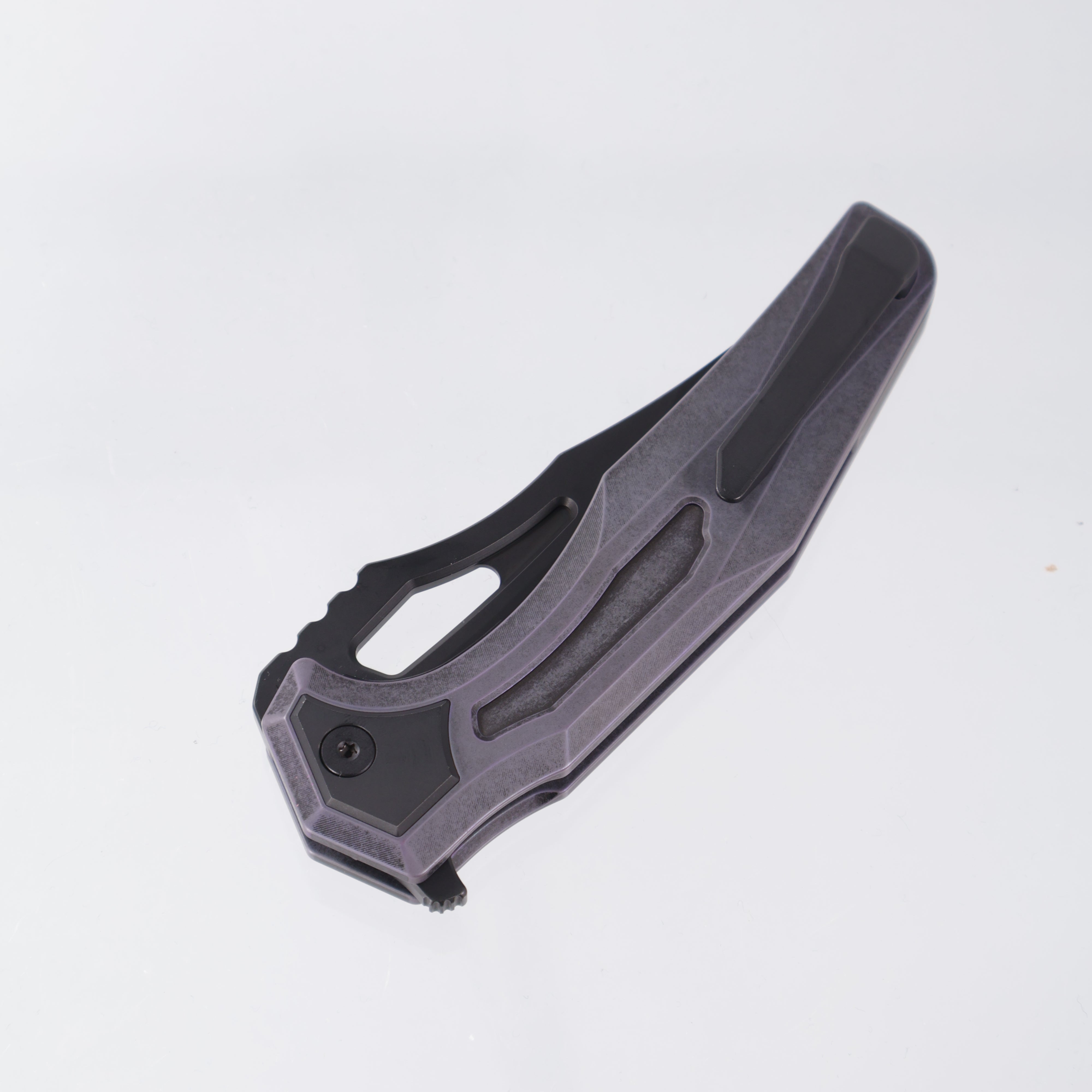 Arcane Design The CRYPT - PVD M390 - Ancient Purple Ti w/ PVD Collar